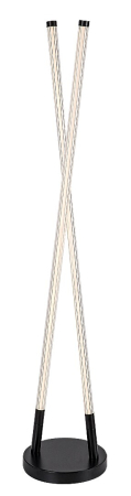 Lampadare - Lampadar Rabalux Nivaro LED 28W 3050lm 3000K metal acril negru alb IP20