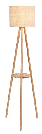 Moderne - Lampadar Rabalux Trevia E27 E27 1x MAX 40W lemn wood stil scandinav, IP20 74108