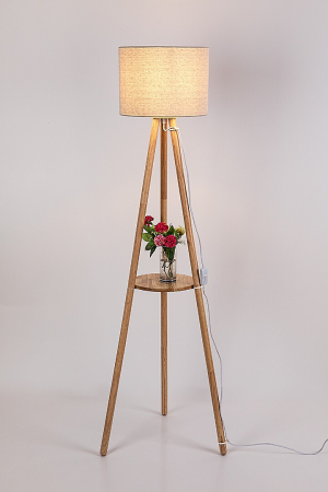 Lampadar Rabalux Trevia E27 E27 1x MAX 40W lemn wood stil scandinav, IP20 74108 [3]