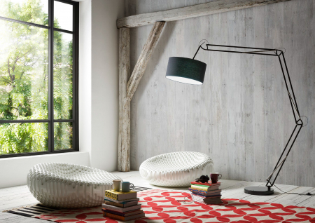 Lampadar REDO Azar 02-385 E27 1x42W h2400 Ø380 IP20 Nedimabil White [1]