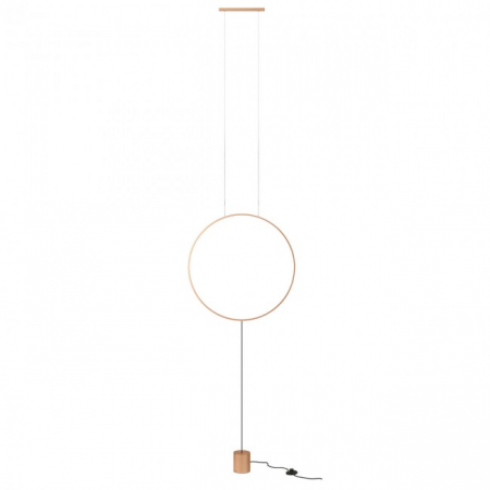 SPRING SALE - Lampadar REDO Slick 01-2196 LED 19W h2612 Ø612 1242lm 3000K IP20 Nedimabil Auriu Mat