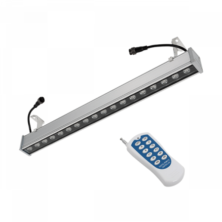 Iluminat Arhitectural - Proiector liniar LED WALL WASH 18W 45grd RGB 220V IP65