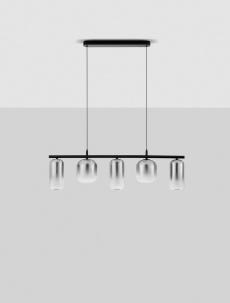 Moderne - Lustra AELIA Nova Luce 9009142 LED 19 W, 2253 lm, 3000K IP20 Black Smokey Gray
