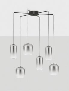 ILUMINAT - Lustra AELIA Nova Luce 9009143 LED 25 W, 2792 lm, 3000K IP20 Black Smokey Gray