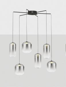 Lustra AELIA Nova Luce 9009143 LED 25 W, 2792 lm, 3000K IP20 Black Smokey Gray [1]