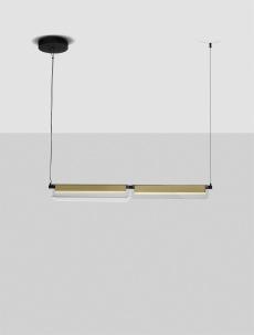 Lustra APNEA Nova Luce 9009133 LED 20 W, 2479 lm, 3000K IP20 Sandy Black Gold [1]