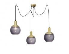 SPRING SALE - Lustra AUBREY Nova Luce 8823002 1xE27 IP20 Gray Brass