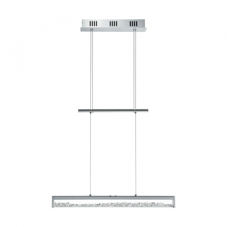 BLACK FRIDAY - Lustra cristal cu dimmer tactil EGLO CARDITO 1 93625, LED 24W 2000lm