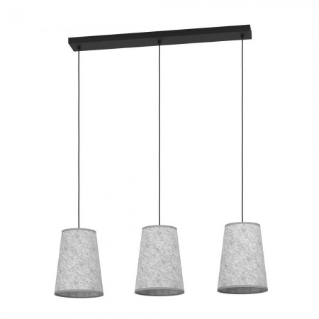 ILUMINAT - Lustra Eglo Alsager, negru, 1XE27, H. 110 cm, 43985