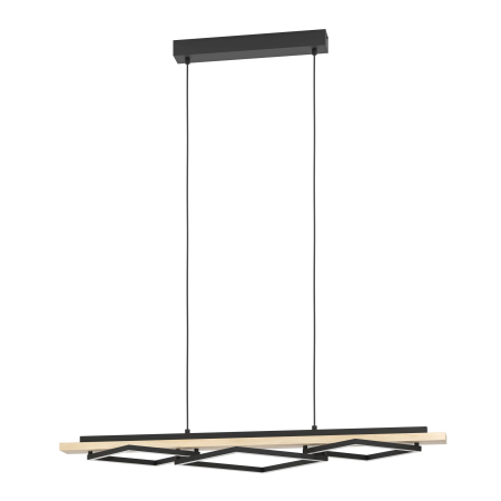 Lustra EGLO Boyal 901927 LED;LED 2X13W;1X16W 3000K lm 220-240V,50/60Hz L 1010mm x l 400mm x H 1100mm otel/lemn negru/maro plastic alb IP20