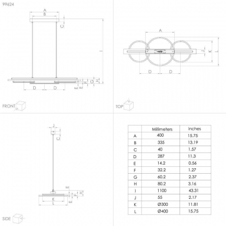 Lustra EGLO BOYAL 99624, LED 12W;12W;16W, 5850lm, 3000K, Otel, Lemn, Negru, Maro Rustic, Ceramica, Alb [1]