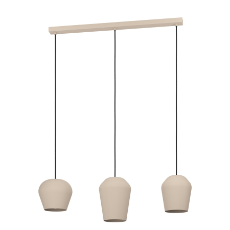 ILUMINAT - Lustra EGLO Cambaito 900143 E27 3X40W 220-240V,50/60Hz L 895mm x l 195mm x H 1100mm otel sandy  IP20