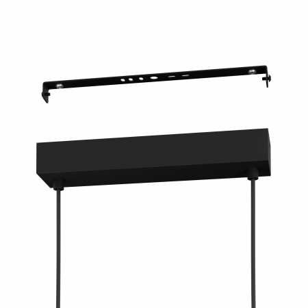 Lustra EGLO CARANACOA LED 5X7W 7000lm 3000K Negru Alb IP20 [3]