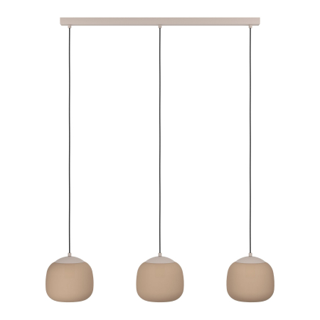 Lustra EGLO Cominio 900894 E27 3X40W 220-240V,50/60Hz L 885mm x l 185mm x H 1100mm otel taupe sticla gravata sandy IP20 [3]