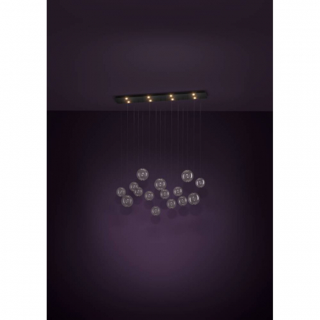 Lustră EGLO ESPARDELLO 390334, 8X5,4W, 3000K, Oțel, Negru [1]