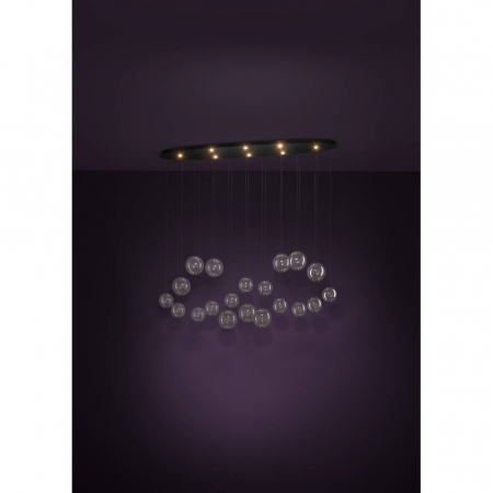 Lustră EGLO ESPARDELLO 390344, 8X5,4W, 3000K, Oțel, Negru [1]