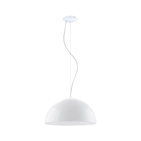 Lustra EGLO Gaetano 61307 LED 18W 3000K 1380lm 220-240V,50/60Hz H 160mm x Ø380mm otel alb plastic alb IP20