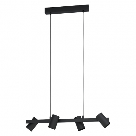 Lustre - Lustra EGLO GATUELA 1 99463, E14 4X25W, Otel, Negru