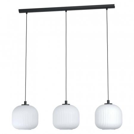 BLACK FRIDAY 2024 - Lustra EGLO MANTUNALLE 99367, E27 3X40W, Sticla, Negru