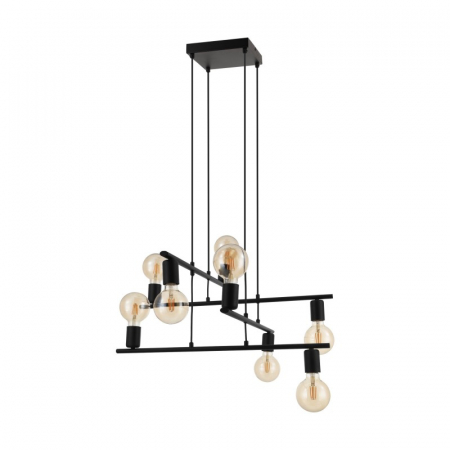 BF LUSTRE - Lustra EGLO MEZZANA 98909, E27 8X40W, Negru