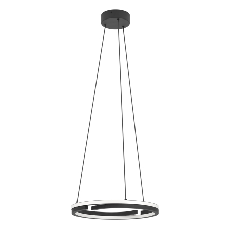 ILUMINAT - Lustra EGLO Mezzomonte 901822 LED 2X20W 2700-6500K 3200lm 220-240V,50/60Hz H 1100mm x Ø480mm aluminiu/otel negru plastic alb IP20