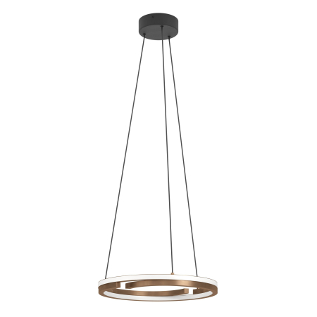 Lustre - Lustra EGLO Mezzomonte 901826 LED 2X20W 2700-6500K 3200lm 220-240V,50/60Hz H 1100mm x Ø480mm aluminiu/otel negru/bronz plastic alb IP20