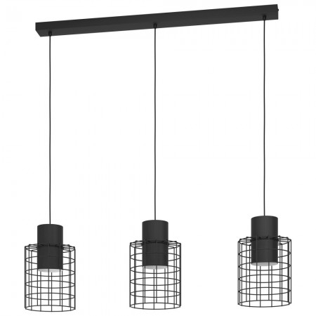 BF LUSTRE - Lustra Eglo Milligan, negru, 3XE27, L.103 cm, 43626