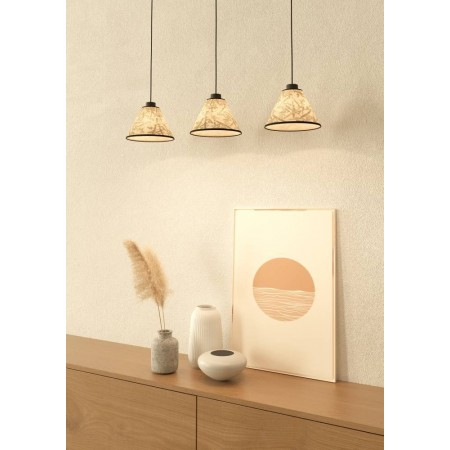 Lustra Eglo Oxpark, negru, 3XE27, H.110 cm, 43943 [1]