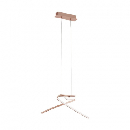 BLACK FRIDAY 2024 - Lustra EGLO PALOZZA, LED, 2X11W, 3000lm, 3000K, Aluminiu Auriu Roz - 97362