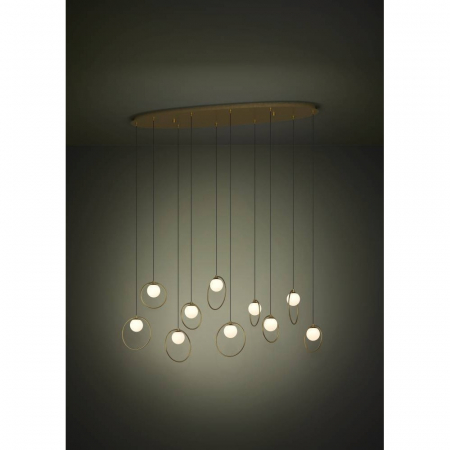 Lustră EGLO PORTOCOLOM 390347, 10X3W, 3000K, Oțel [1]
