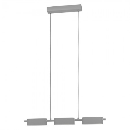 BLACK FRIDAY 2024 - Lustra Eglo Rovira, gri mat, LED, 21W, 2400 lumeni, alb cald 3000K, L.77 cm, 99819
