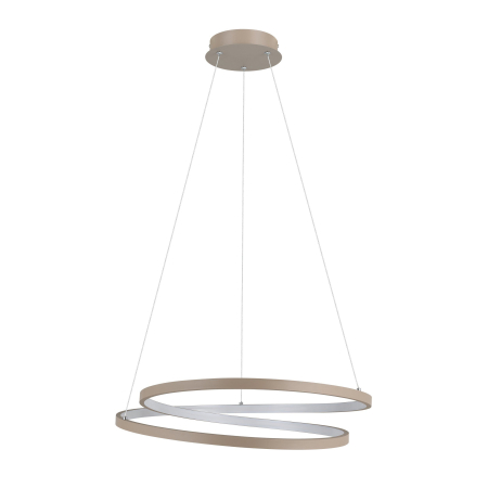 Lustra EGLO Ruotale 901139 LED 36W 3000K 4500lm 220-240V,50/60Hz H 1500mm x Ø550mm aluminiu/otel sandy plastic alb IP20 [3]