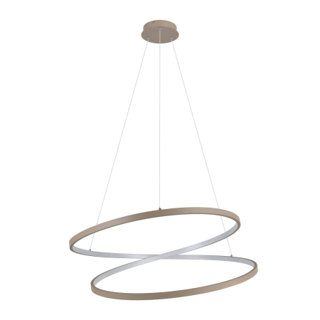 Lustra EGLO Ruotale 901141 LED 42W 3000K 5000lm 220-240V,50/60Hz H 1500mm x Ø700mm aluminiu/otel sandy plastic alb IP20 [5]