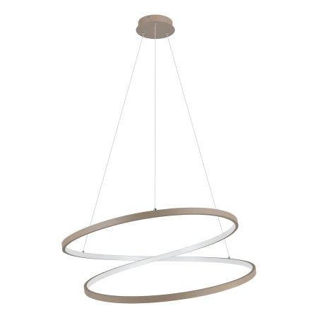 ILUMINAT - Lustra EGLO Ruotale 901141 LED 42W 3000K 5000lm 220-240V,50/60Hz H 1500mm x Ø700mm aluminiu/otel sandy plastic alb IP20