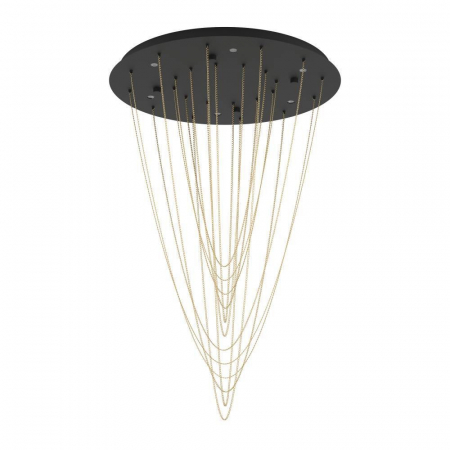 Candelabre - Candelabru EGLO TREPUCO 390354, 6X5,4W, 3000K, Otel, Negru