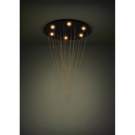 Candelabru EGLO TREPUCO 390354, 6X5,4W, 3000K, Otel, Negru [1]