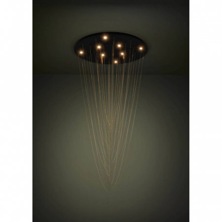 Candelabru EGLO TREPUCO 390355, 8X5,4W, 3000K, Oțel, Negru [1]