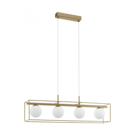 BF LUSTRE - Lustra EGLO Vallaspra, 4xE14, 4x40W, Sampanie - 97793