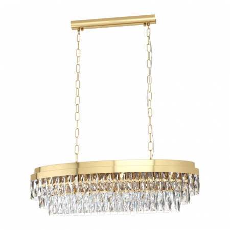 BF LUSTRE - Lustra cristal EGLO VALPARAISO 39462, E14 10X40W, Auriu