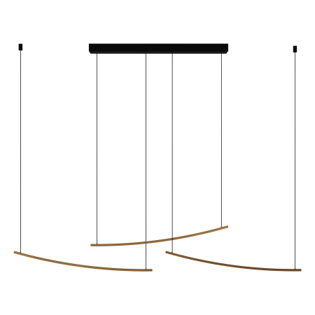 Lustra EGLO Villeggi 902167 LED 22W 2700K, 4000K, 6500K 3600lm 220-240V,50/60Hz L 1220mm x l 100mm x H 1200mm aluminiu/otel alama mata plastic alb IP20 [5]
