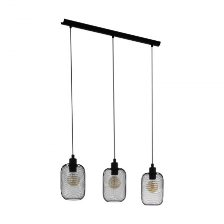 BF LUSTRE - Lustra Eglo Wrington, negru mat, 3XE27, 43333