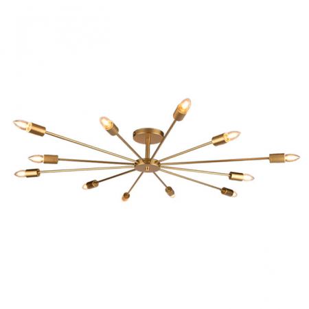 Lustra Elmark Roxie, auriu, 12XE27, D.130 cm, 955ROXIE12 [1]