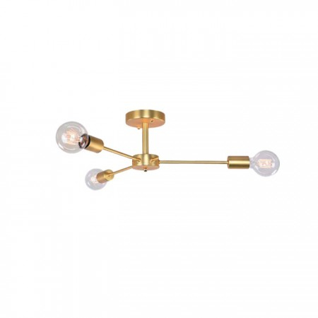 Lustre - Lustra Elmark Roxie, auriu, 3XE27, D.64 cm, 955ROXIE3