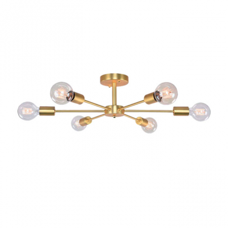 Lustra Elmark Roxie, auriu, 6XE27, 955ROXIE6 [1]