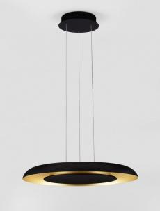 Lustra Nova Luce EPOS 9345713 Triac Dimmable Sandy Black & Brushed Gold Aluminium, Metal & Polycarbonate LED 38W 2100lm 2700K+4000K IP20 [2]