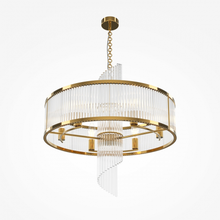 Lustre - Lustra - Frame MOD174PL-06G E14 6x60W -  Metal Gold IP20