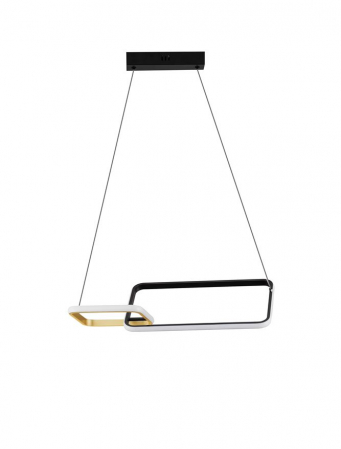 Lustre - Lustra Nova Luce IMAR 9001107 Triac Dimmable Sandy Black & Gold Steel & Aluminium LED 36W 1685lm 3200K IP20
