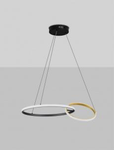 Lustre - Lustra Nova Luce IMAR 9001108 Triac Dimmable Sandy Black & Gold Steel & Aluminium LED 36W 1620lm 3200K IP20