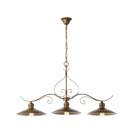 Lustre - Lustra Incanti Lena 02-759 E27 3x42W Metal Black Gold Mat IP20