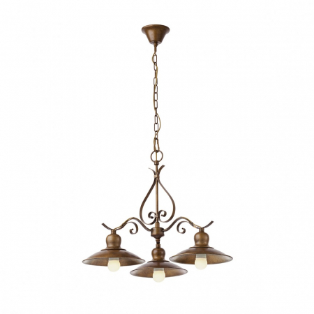 Lustre - Lustra Incanti Lena 02-760 E27 3x42W Metal Black Gold Mat IP20